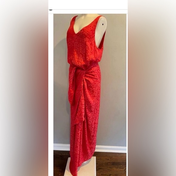 Show Me Your MuMu Hampton Tie Wrap Dress Size Small - Picture 9 of 9